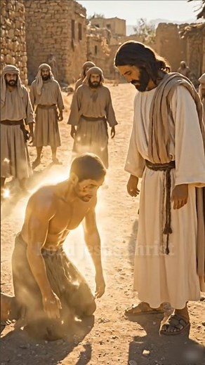 “The Miracle of Healing: Leper Restored by Jesus ✨” #jesus #christianshorts #Miracle #LeperHealing
