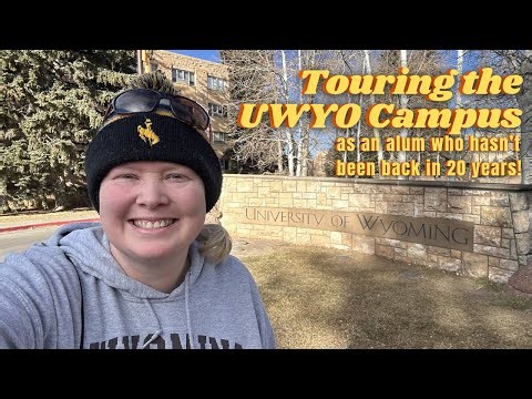This was the University of Wyoming I knew - tour by an alum years post-graduation