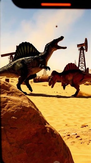 Two Giant Dinosaurs Clash in a Brutal Final Battle | Ultra Realistic Dino Fight