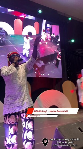 Jaydee Bombshell Live Performance of IGBA (History) at Coal City Comedy Show S5