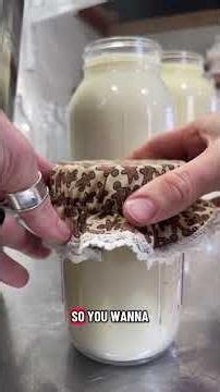 Processing raw milk is actually one of my favorite parts of having a family milk cow