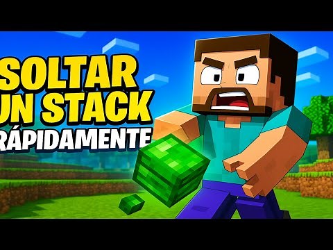 😱🔥 ¡APRENDE a SOLTAR un STACK ENTERO en Minecraft RÁPIDO!