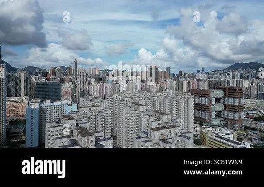 Urban Life and Architecture in Yau Tsim Mong District Hong Kong, June 29, 2025 Stock Video Footage - Alamy
