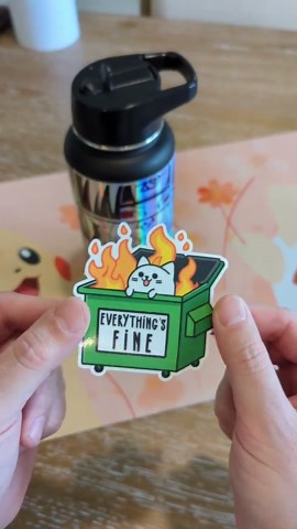 Black Cat Meme Void Loading, Funny Sticker, Funny Meme Decal for Water Bottles, Cars, Laptops, Tumblers, Hydroflask, Silly Stickers - Etsy