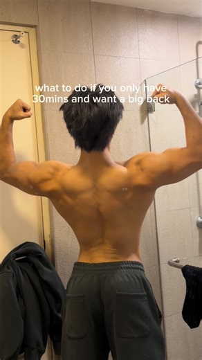 thenattyratty | bettermorrowfitness on Instagram: "READ CAPTION ⬇️⬇️⬇️ I’ve never regretted a workout, even when I only had 30 minutes, before you come up with any excuses, here’s a 30-minute back day you can do anytime 👇 Lat Pulldown 2 sets • 6–8 reps Alternatives: • Assisted pull-ups • Band pulldowns • Straight-arm pulldowns Chest-supported dumbbell row 2 sets • 6–8 reps Alternatives: • Seated cable row • Resistance band row Machine row 2 sets • 6–8 reps Alternatives: • Single-arm dumbbell ro