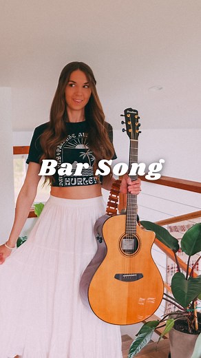 How to play “A Bar Song (Tipsy)” Shaboozey on guitar Capo 2 Strumming: dd udu each chord except the quick chord change from G to D/F# (d du for both chords) Guitar: @breedloveguitar organic performer pro Strap: @revostraps Strings: @elixir_strings #guitar #guitarlesson #guitartutorial | Guitar Goddess