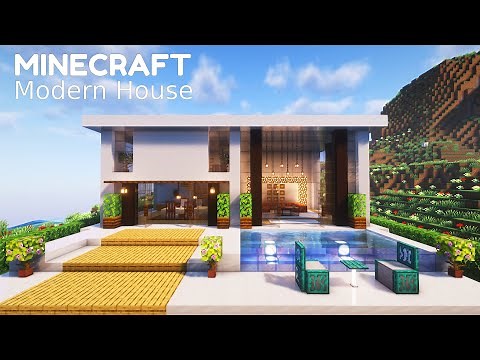 Minecraft How to Build a Modern House #1 | Exterior Design Tutorial