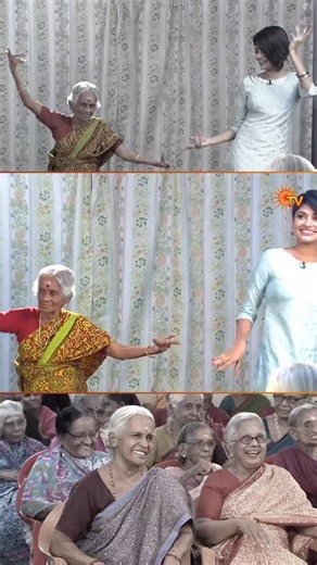 Throwback to a Paatti and a beauty dancing to “Inbam Pongum Vennila.” #SunTV #SunTVThrowback #Oviya | Sun TV