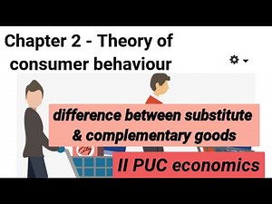 difference between substitute goods and complementary goods