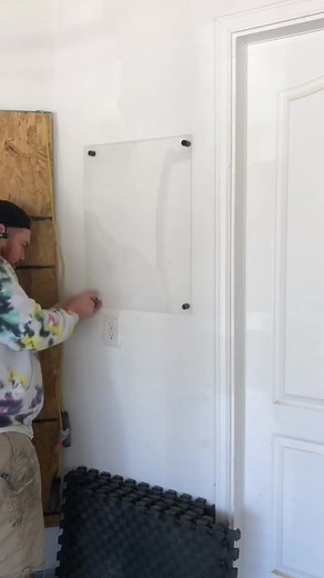 DIY Plexiglass Dry Erase Board for Your Garage