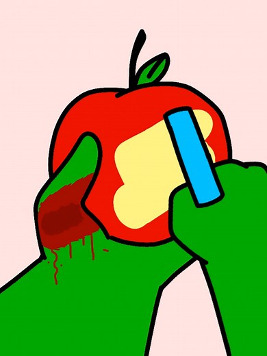 Buah Segar dan Animasi Stickman