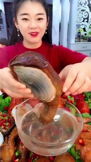 Giant Geoduck Clam & Spicy Seafood Mukbang 🌶️🦞 | Extreme Seafood Eating Show