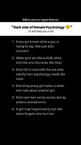 256K views · 2.1K reactions | Learn Female psychology  #selfimprovement #books #growth #tricks #skills #factsyoudidntknow #psychology #DarkPsychology #manipulation #tricks | Improvise Club | Facebook