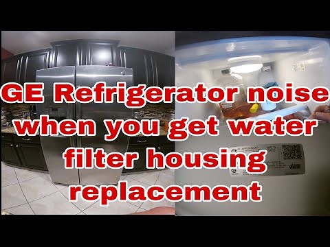 How to Fix #GERefrigerator Making Rattling Noise When You Get Water | Model GSS25GSHECSS #ge