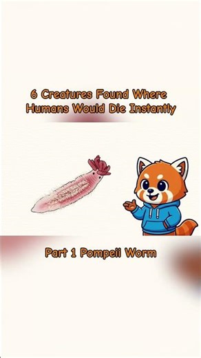 Pompeii Worm: The Creature That Lives Next to Underwater Volcanoes