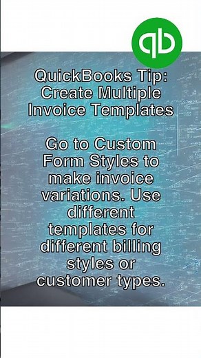 Customize Invoices by Client Type! #quickbooks #branding