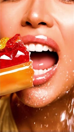 Meat Glass Candy Eating ASMR 🥩🌭🔥 — Extreme Crunch! Ham Slices, Hot Dogs & Pepperoni