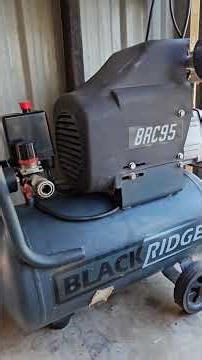 Air filter adapted to old compressor. Works out about 10db lower noise.