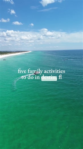 Destin Dreamers | 5 family friendly things to do in Destin, Florida 🌊 • Spend the day at the beach building sandcastles and swimming in the emerald water •... | Instagram