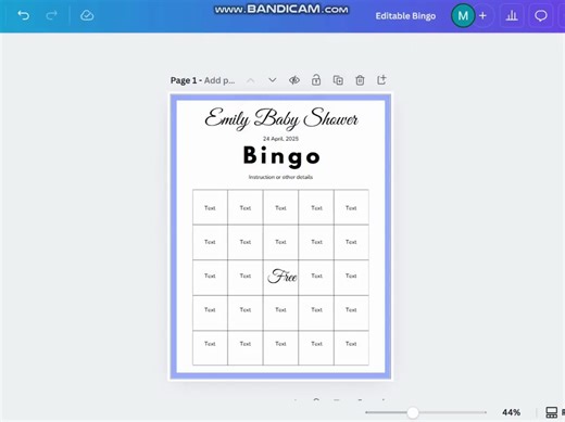 Editable Bingo Card, DIY Bingo Game, Blank Bingo Template, Bingo for Kids and Teens, Create Your Own Fun Party Activity, PRINTABLE - Etsy