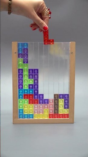 Tetris Blocks🎮😵The Ultimate Puzzle Challenge! #dominogirl #tetris