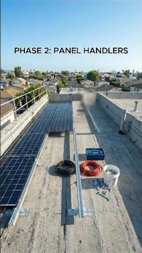 How Pros Install 5kW Solar (3 Teams) 👷‍♂️ #Shorts #Solar