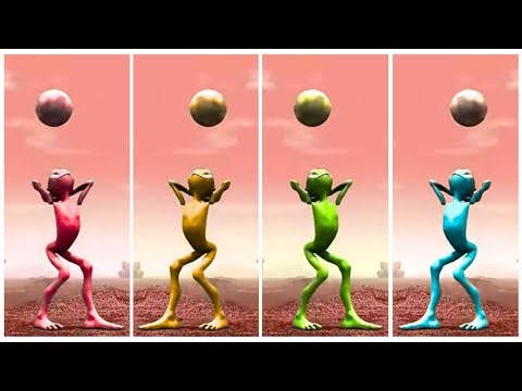 🛸 Green Alien 🆚 Coffin Dance Mega Remix Battle 🎧 | Viral Dance Edition 2025 Fun colors Patila