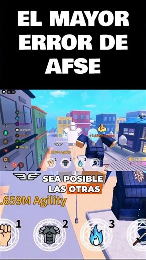 NO COMETAS ESTE GRAVISIMO ERROR EN AFSE!! #animefightingsimulator #roblox #gameplay #pro #error