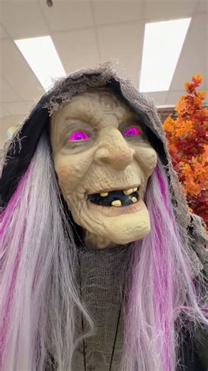 🧙‍♀️ THIS WITCH TALKS BACK! 😳 | Willow Witch Animatronic | Spirit Halloween 2026 #spirithalloween
