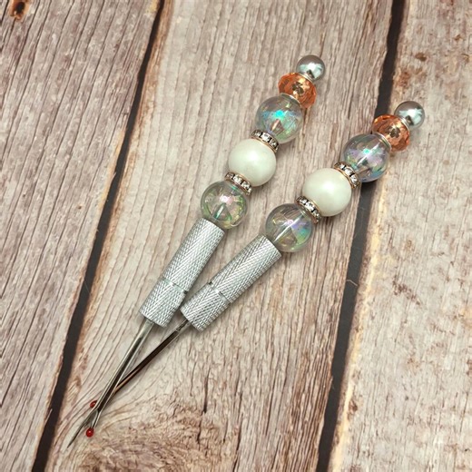 Hand Beaded Seam Ripper | Metal Thread Cutter Tool | Luxury Sewing Gift - Etsy