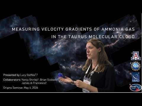 Measuring Velocity Gradients of Ammonia Gas in the Taurus Molecular Cloud (Lucy Steffes, UA/Steward)