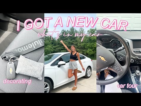 decorating my NEW car + FULL CAR TOUR!!! car essentials & organization