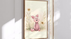 Set of 4 Winnie the Pooh Nursery Prints | Classic Style Winnie the Pooh and Friends Art Prints | Nursery Decor | DIGITAL DOWNLOAD - Etsy