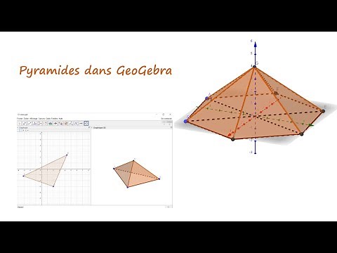 Construire une pyramide dans GeoGebra