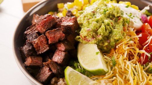 These Copycat Steak Burrito Bowls Are Better Than Chipotle's