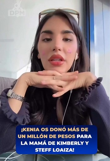 Kenia Os ayuda a Steff Loaiza con gastos hospitalarios