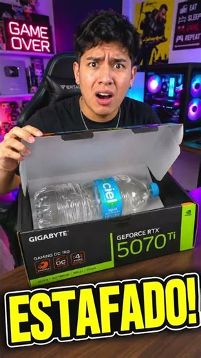 Pagó 1,000 por una GPU y adentro había AGUA 💀