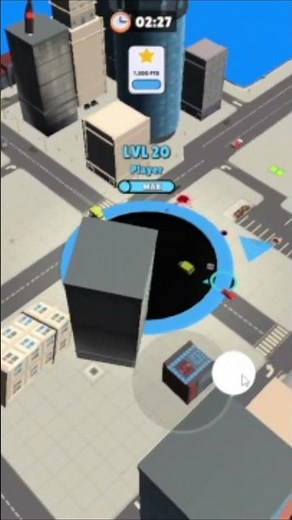 Hole.io Gameplay #youtubeplayables #holeio