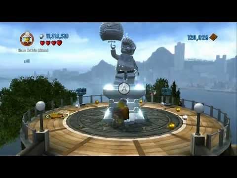 LEGO City Undercover - All 17 Silver Statues Destroyed