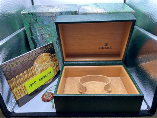Vintage Rolex Watch Box Set Genuine 1995 Booklet & Red Tag 18392 - Etsy