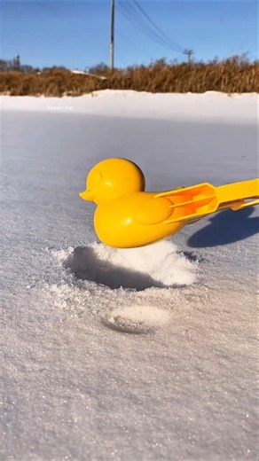 Satisfying Snow Slide ❄️🐤