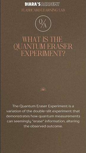 What is the Quantum Eraser Experiment ‪@Diarasacademy‬