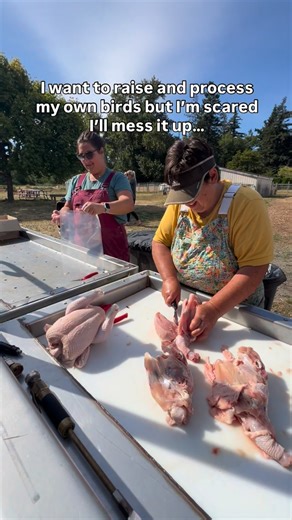 Jordyn & Kay | Meat Birds | Chicken Processing | You want to raise and process your own birds… but you’re scared you’ll mess it up. Here’s the truth: Most people don’t fail because they... | Instagram