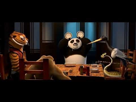 kung fu panda 1 food comedy scene