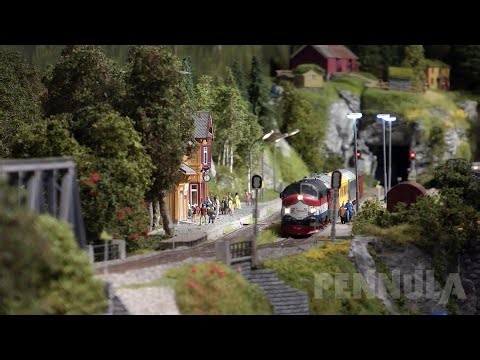 Ein echtes Modelleisenbahn-Meisterwerk: Die Nordlandsbanen aus Norwegen als Spur H0 Modellbahn