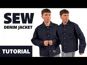 Let’s sew a denim workwear jacket | Step by Step tutorial jeans jacket tutorial