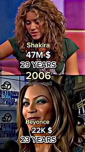 107K views · 645 reactions | Shakira vs Beyonce over the years #shakira #beyonce #singer #networth #fyp #usa #american #viral | Net Worth | Facebook
