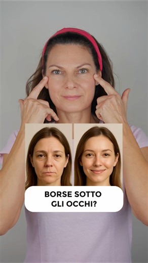 Exercise to reduce bags and dark circles under the eyes