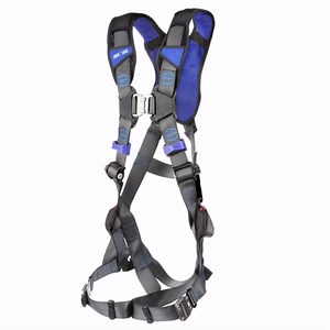 3M DBI-SALA ExoFit X300 X-Style Vest Safety Harness with Back Padding, Quick Connect Chest and Leg Buckles, Back D-Ring, Confined Space, Rigging, Climbing, Positioning, X-Large/2X