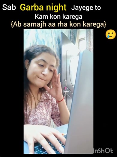 garba night jayege ya kam kare 😞 #corporatemajdoor #navratri2025 #joomjoom